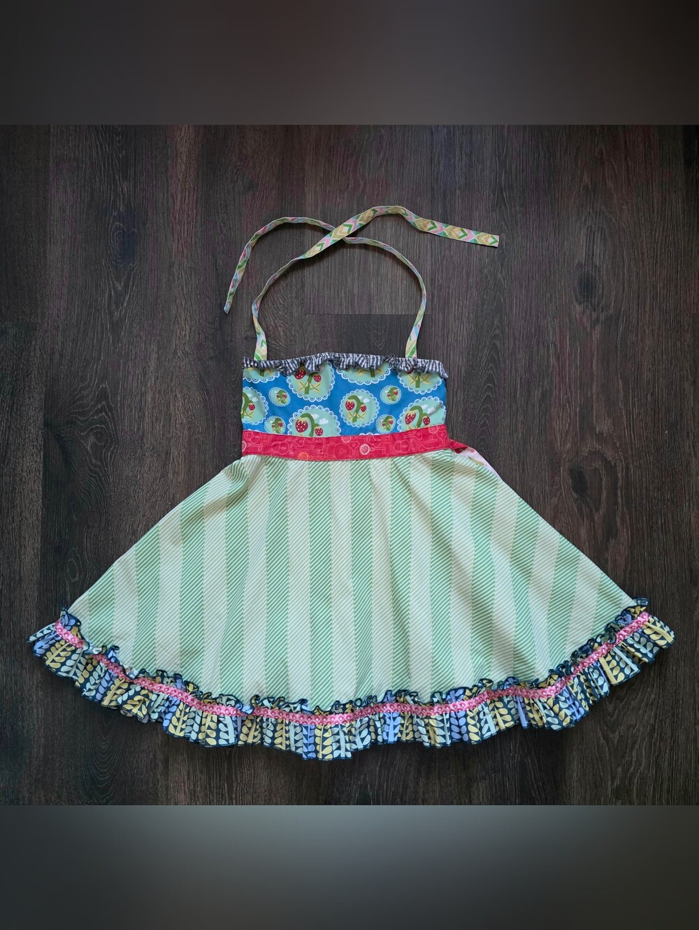 Matilda Jane Limeade Ellie strawberry roundabout dress